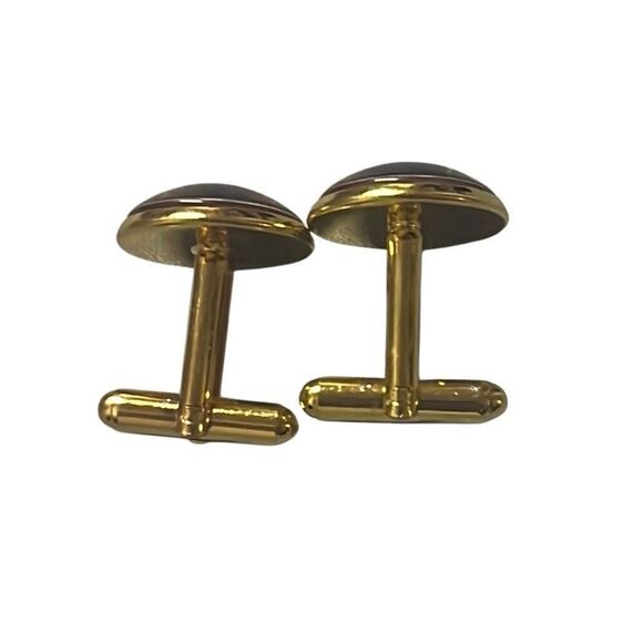 Squirrel Gold Tone Mens Dress Tuxedo Cufflinks NEW Business Formal Classic Kitsc - Picture 2 of 3